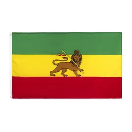 Rasta Lion Of Judah Flag For Decoration and Outdoor Indoor Usage Digital Printed Retail Direct Factory 100% Polyester 90x150246m