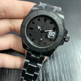 Novo U1 All Black Relógio masculino de luxo de alta qualidade MAD Ceramic Bezel 40 mm Aço inoxidável 116660BKSO Automatic Cameron Diver Wristwatc2091