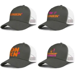 Dunkin Donuts Coffee Logo mens and women regolabile trucker meshcap golf cool squadra cappelli da baseball classici Dunkin'Brands logo do325u