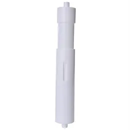 Toilet Paper Holders White Plastic Replacement Roll Holder Roller Insert Spindle Spring269S