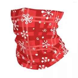 Halsdukar snöflinga julsemester bandana nacke täckt tryckt gott år balaclavas möter halsduk huvudkläder vandring för män tvättbar