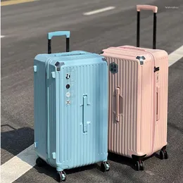 Suitcases Fashion Rolling Luggage Cabin Holiday Suitcase Set Couples Travel Anti-Fall Password Package Outing Carry On With Wheels