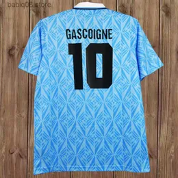 팬 Tops Tees 98 99 Salas Mens 레트로 축구 유니폼 1991 Gascoigne Home Football Shirt 1999 2000 SS Lazio Mancini Vieri Inzaghi Nedved Nesta Uniforms T230720