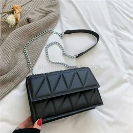Shoulder Bags 2022 New Chain Crossbody For Women Fashion Designer Handbags And Purses Solid Pu Leather Ladies Bagstylishdesignerbags