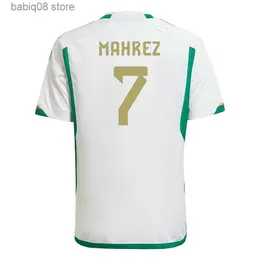 Fãs Tops Tees 22 23 Algeria Algerie Mens Soccer Jerseys MAHREZ FEGHOULI SLIMANI BENNACER ATAL Início Branco Fora Verde Treino Vestir Camisas de Futebol T230720