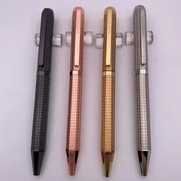 YAMALANG Luxus-Stifte, limitierte Auflage, Metall-Kugelschreiber, Gitterdesign, Markenstift, hochwertiger Kugelschreiber, Geschenk, perfekt für Männer und Frauen