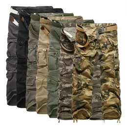 Pantaloni da uomo in cotone da uomo da jogging, allenamento tattico militare, pantaloni dritti, pantaloni mimetici casual da uomo, pantaloni Pantalon che nuotano short282o