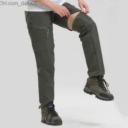 Calças masculinas unissex elásticas calças de caminhada à prova d'água para esportes ao ar livre de secagem rápida para caminhadas nas montanhas calças de pesca S-3XL Z230721