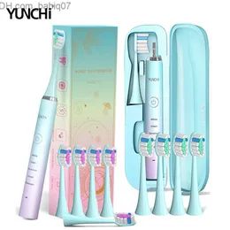 Toothbrush Portable Yunchi Sonic adult Electric toothbrush 5-mode 2-minute intelligent timer USB charging 4-hour fast charging lasting for 45 days Z230721