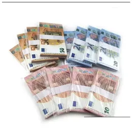 Other Festive Party Supplies 2022 Fake Money Banknote 10 20 50 100 200 500 Dollar Euros Realistic Toy Bar Props Copy Currency Movi Dhwvk