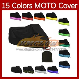 15Colors Moto يغطي مقاوم للماء طوال الموسم مقاوم الغبار للأشعة فوق البنفسجية واقية في الهواء الطلق سكوتر 190T مقاومة للارتداء مضاد للأف