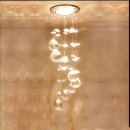 Mini nowoczesna lampa wisząca kryształ LED żyrandol Lampa wisząca lampa Luster AC AC 110V2 20V LED Kitchen Lighttures oświetlenie domowe 282p