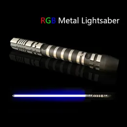 Светодиодный световой палочки Antoy Phantom Laser Lightber Ghost Premium Металлический рукояток 16 -крает цветной палочки для тяжелой дуэльной силы FX Lightber 230720