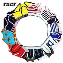 TQQT 6 pezzi / lotto intimo uomo stampa cintura larga uomo pugili boxer a righe intimo sexy patchwork uomo mutandine maschili solido LJ200922199d