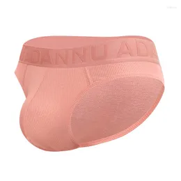 Cuecas masculinas sexy cueca cintura baixa confortável cueca gay hombre calcinha letra maricas rosa branco preto