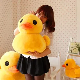 Pato Amarelo Gigante Brinquedo de Pelúcia Bichos de Pelúcia Boneca Macia Simulado Patos Inteiros Pelúcia Presente para Crianças Natal 15 25 40 60cm330B