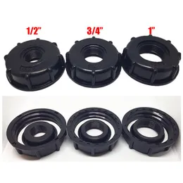 100pcs per lot IBC tank 2inch buttress female to 3 4inch 1 2inch 1inch NPT female or male adapter camlock tap cap with hole2805