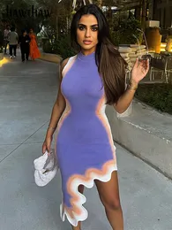 Grundläggande avslappnade klänningar Hawthaw Women Fashion Party Club Bodycon Streetwear Purple Mini Dress Summer Autumn Clothes Partihandel för företag 230720