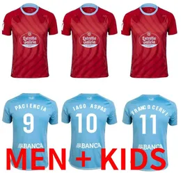 23 24 RC Celta de Vigo Soccer Jerseys 2023 2024 Lobotka Iago Aspas Santl Mina Men Kids Kits Home Away Football Shirt Sisto Boufal Camiseta