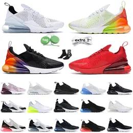 2023 Top Quality Max 270 Running Shoes 270s Womens Mens University Red Volt OrangesUMMEP Gradients Triple White Black Outdoor Jogging Trainers Runner Sneakers 36-45