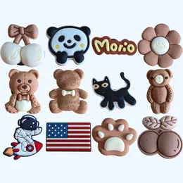 Shoe Parts Accessories Charms For Clog Smile Bear Decoration Different Shaped Diy Shoes Pins Kids Boys Girls Teens Men Women And Adt Otiet