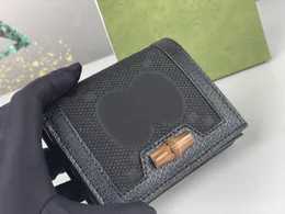 Carteiras de grife de luxo masculinas femininas bolsas de moedas de bambu estilista de moda g titular do cartão carta clássica de alta qualidade Ophidia marmont bolsas de embreagem com caixa original