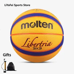 Balls Molten Size 6 Basketball Women FIBA 3X3 Match League Standard Basketalls 2023 Outdoor Indoor Free Air Pump Bag 230721