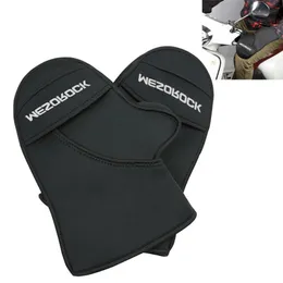 Vintermotorcykelhandskar vindtät motorcykel varmt handtag täcke styrhandskor neopren handtag bar grepp täcker muffs gant moto 20251w