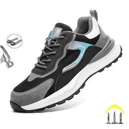 Scarpe antinfortunistiche Punta composita antistatica Wrok Scarpe antinfortunistiche per uomo Indistruttibile Previene le punture Sneakers Stivali Calzature maschili leggere 230720