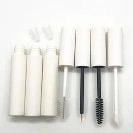 New Arrival 10 30 50 100pcs Matte White 10ml Lip Gloss Tube Lip Glaza Bottle Empty Eyeliner Bottle Mascara Tube dff4744309U