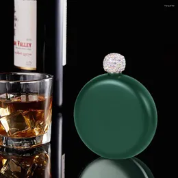 Hip Frksks Liquor Flask Lady Portable Wine кувшин из нержавеющей стали алкоголь творческая хрустальная крышка новинка бутылки для бутылки