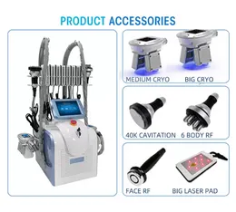 Macchina dimagrante Thid Generation Cryolipolysis Fat Freezing Shaping Machine 2 Cryo Maniglie Cool Ultrasound Cavitation Rf Lipolaser Ce Dhl