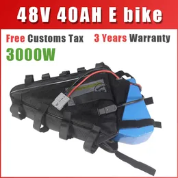 ebike triangle bag batter 48v 40ah for 48V 500W 1000W 2000W 3000W Bicycle Electric