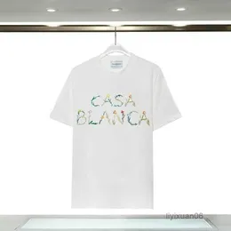 Stussys Mens 디자이너 T 셔츠 카사 블랑카 여자 티셔츠 카사 패션 100% 짧은 슬리브 스트리트 스타일 남자 Tshirt Casablanc Shirts 10 A5TI