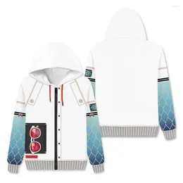 هوديز الرجال vtubo kobo kanaeru cosplay hoodie 3d مطبوعة من النوع الثقيل من النوع الثقيل للرجال