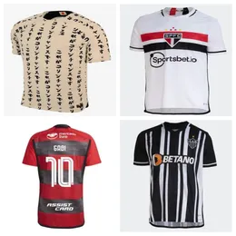 Gerson Flamengo Soccer Jerseys 2023 2024 Fluminense SC Internacional Palmeiras Corinthian Gabi 23 24 футбольные рубашки Sao Paulo