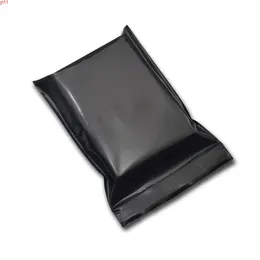 Mini Siyah Zip Kilidi Opak Plastik Torba Yeniden Olabilen Ziplock Paketleme Koruması Kendi Mühür Paket Çantalar Aksesuarlar Paket Bagshig Hasar 2865