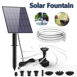 Garden Decorations 35W Solar Fountain Pump DIY Panel with 49FT Water Pipe for Bird Bath Decoration Pets Drinking Pon 230721