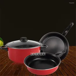 Cookware Sets Arrival Three-piece Pot Set Soup Colorful Non-stick Promotional Activities Gifts With One Cover