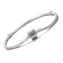 Vecalon Original 925 Sterling Silber Charm Armbänder für Frauen Lange 16-23 cm Schlangenknochen Armbänder Hochzeit Schmuck235S