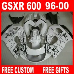 Kit de carenagem Corona Extra para SUZUKI SRAD GSXR600 96 97 98 99 00 GSXR750 carenagem branca gsxr 600 750 1996 1997 1998 1999 2000 8J4F333b