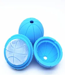 Wiadra lodowa i chłodnice małe silikony koszykówki pleśń lodowych solilikonowych okrągłych taców taca odpowiednia do piekarnika mikrofal