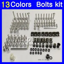 Fairing bolts full screw kit For SUZUKI SV650S SV400S SV1000S SV650 S SV400 S SV1000 S SV 1000 650 Body Nuts screws nut bolt kit 1271f