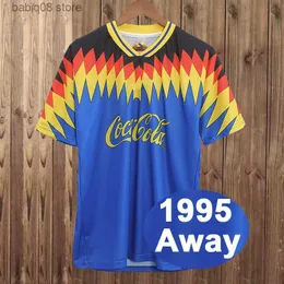 Fans toppar Tees 1995 America Retro Soccer Jerseys R. Navia Blanco N. S. Abreu C. Lopez V. Garcia Football Shirt Kort ärmuniformer T230720