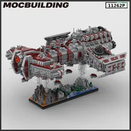 Blocos MOC Building Block Battlecruiser Starfighter Coleção de modelo de nave espacial Faça você mesmo Tijolo Presente de aniversário Playsets Presente de Natal 230721