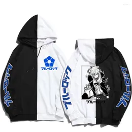 Men's Hoodies Seishiro Nagi Graphic BLUE LOCK Anime Hip Hop Streetwear Men Harajuku Y2k Top Casual Fashion Clothes Hoody Kpop Women