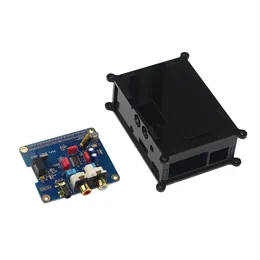 Raspberry Pi 3 Audio Sound Card Module Interface Interface Hifi DAC Плата расширения черный акрил для Raspberry Pi 2 262L