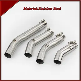 Stainless Steel mid pipe of Motorcycle exhaust pipe For GSXR 1000 2005-2006 GSXR 600 750 2006-2007 2008-2009 GSXR 2011-2015273W