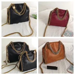 Stella McCartney Falabella duża designerka torba Kobiety Czarne luksusowe torby na zakupy portfel Portfel skórzane torebki na ramiona torebki crossbody