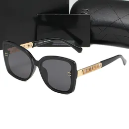 Дизайнерские солнцезащитные очки для женщин Солнцезащитные очки мужчины 2023 C Top Luxury High Caffure Fashion Fashion Outdoor Travel Eyewear Unisex Goggles Многочисленные стили с коробкой 0772
